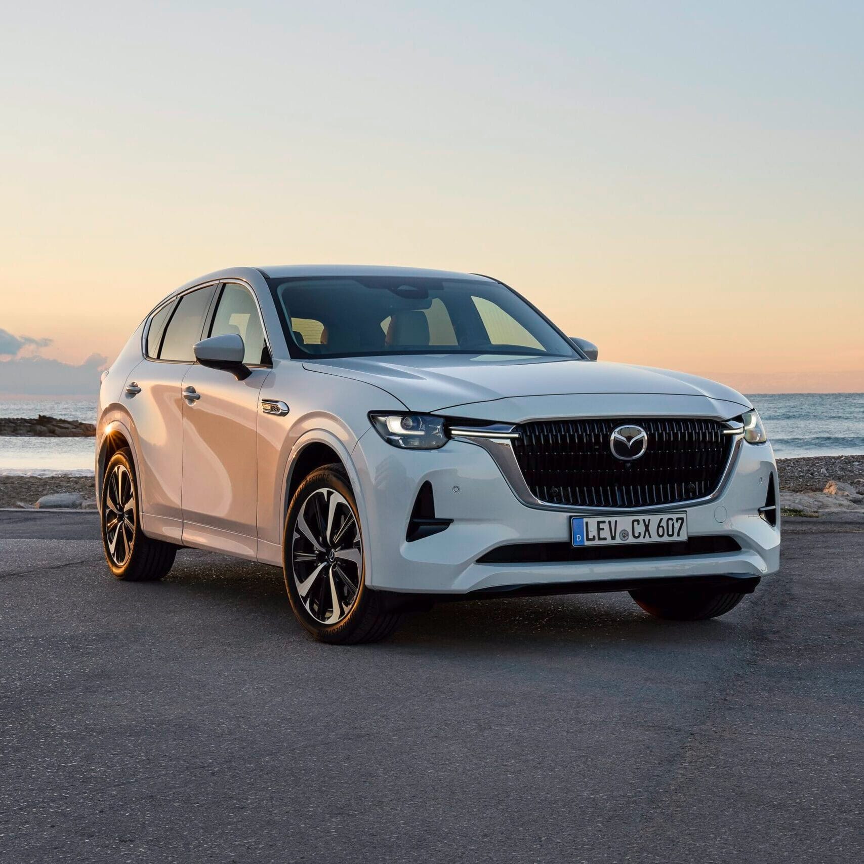 Mazda CX-60 für den Autotesttag 2025 im ÖAMTC Fahrtechnikzentrum in Teesdorf am 10. April 2025
